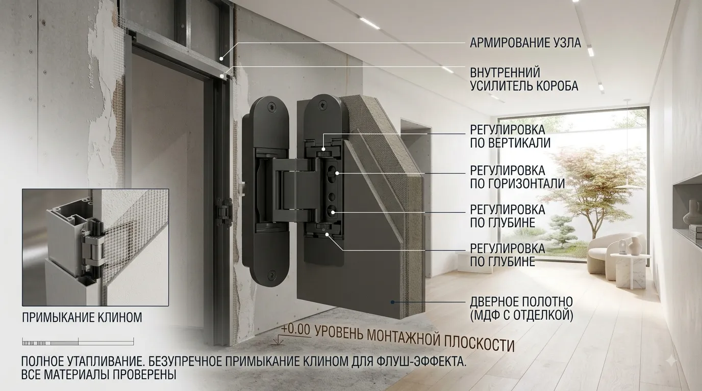 Скрытые петли: расчет нагрузки и бренды