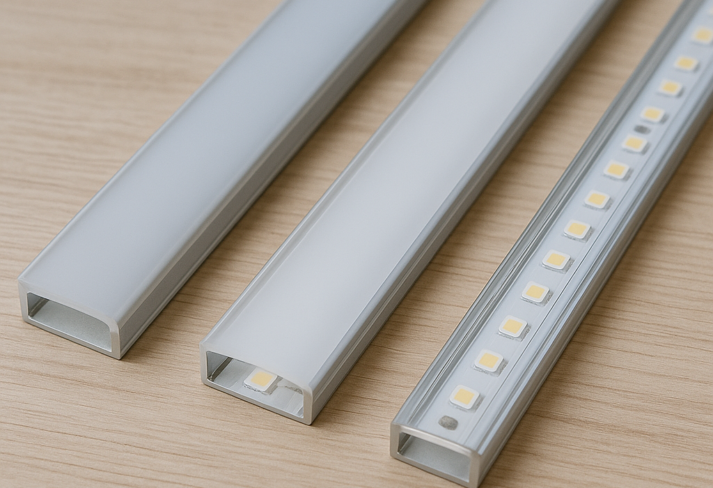 Как выбрать рассеиватель для LED-профиля: матовый, опаловый или прозрачный